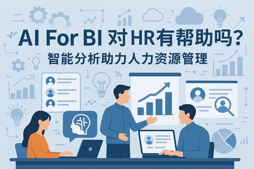 AI For BI对HR有帮助吗？智能分析助力人力资源管理